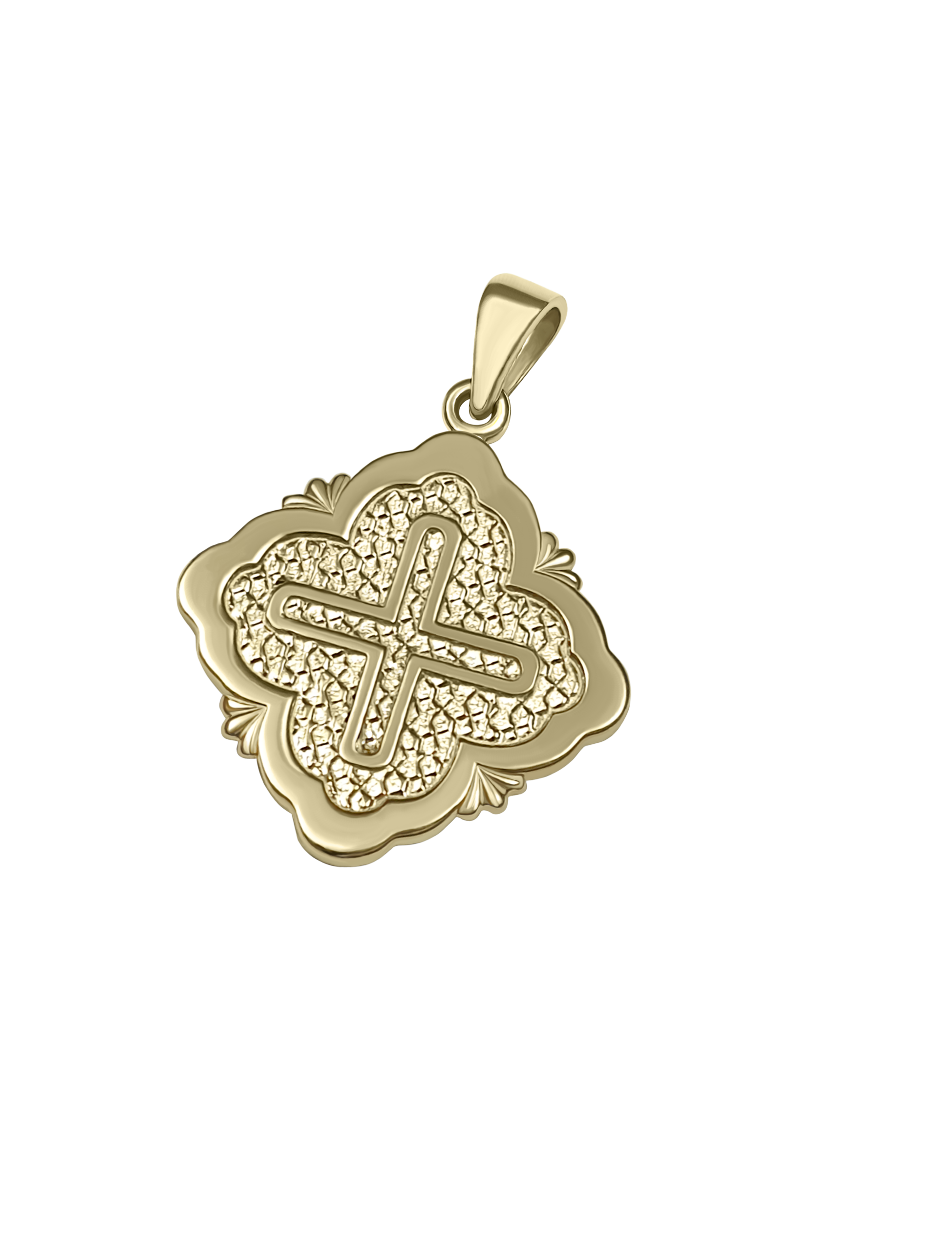 Χειροποίητο Χρυσό Κωνσταντινάτο "Sunray Cross" Κ14 - Image 2