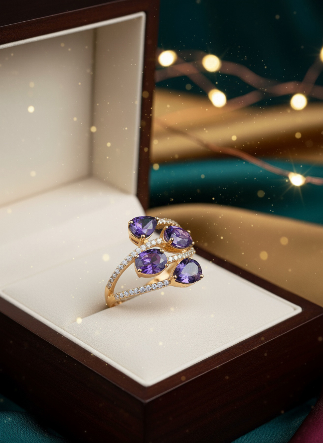 Amethyst Cluster Ring - Image 3