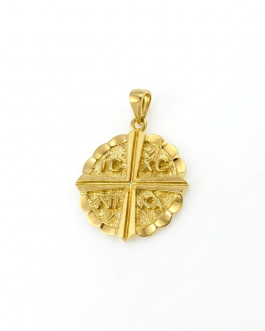 Χειροποίητο Χρυσό Κωνσταντινάτο “Divine Heritage” Κ14