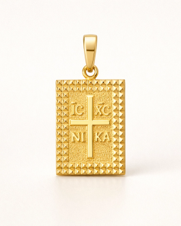 Χρυσό Κωνσταντινάτο Κ14 σε ορθογώνια φόρμα